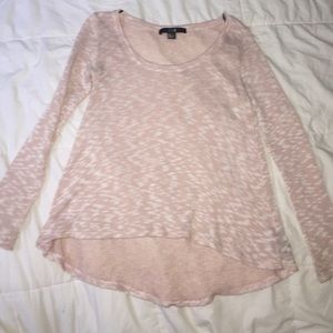 Pink long sleeve sweater
