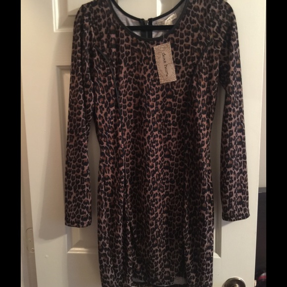 Leopard print dress