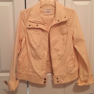 Light peach Sonoma jean jacket