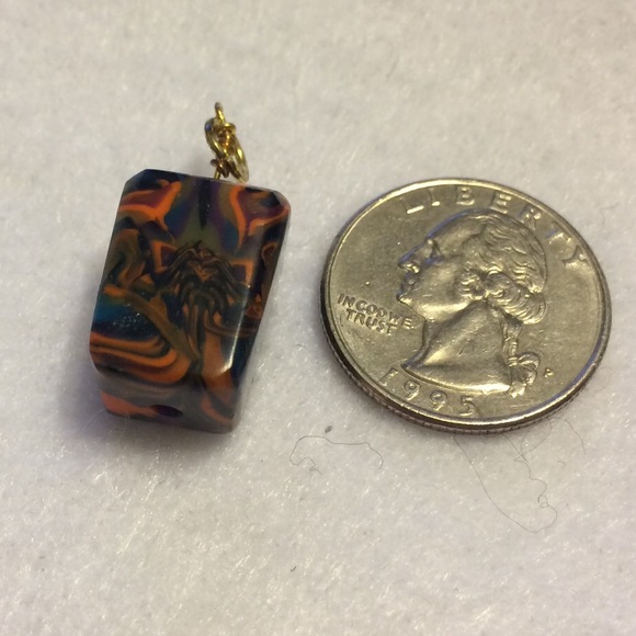 OOAK Handmade Indian Fiesta Pendant - Picture 1 of 4