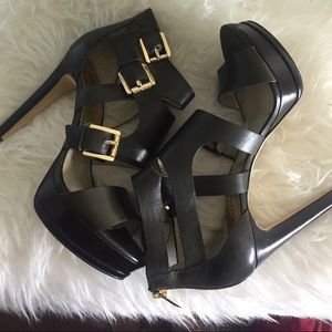 Michael Kors Lucinda Back Zip Platforms