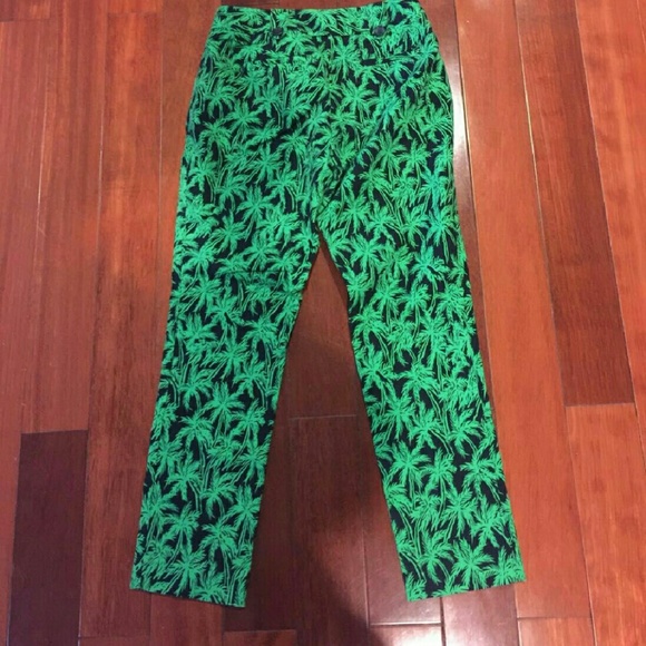 Banana republic Palm tree printed pant