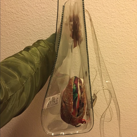 ❗️❗️ SOLD ❗️❗️American Apparel Clear Backpack - Picture 3 of 4
