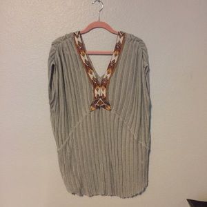 Free People Beaded Top