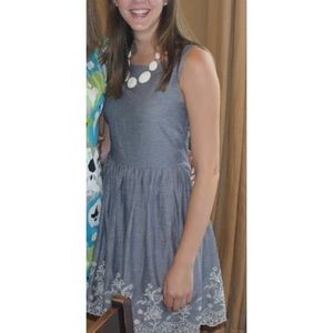 Beautiful summer dress with embroidery
