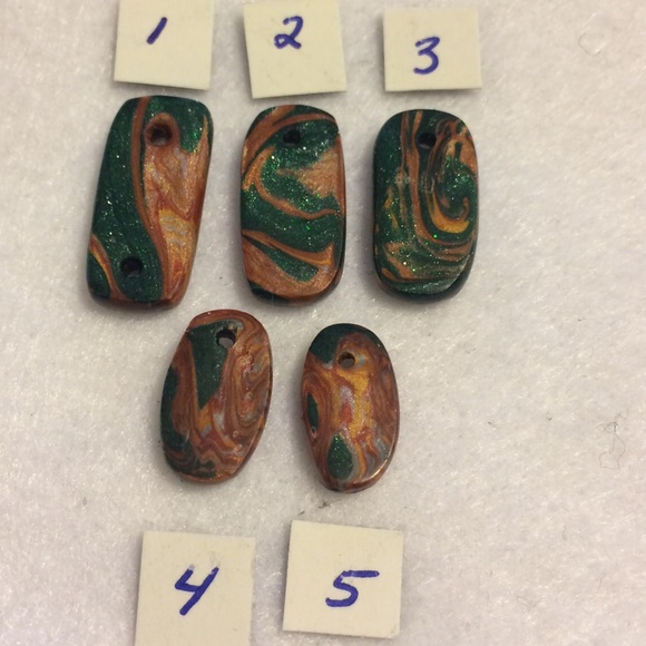 OOAK Handmade Jungle Bead