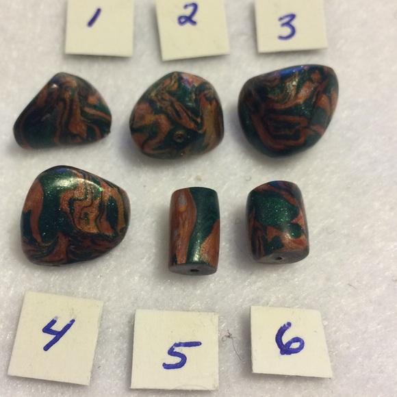 OOAK Handmade Jungle Bead