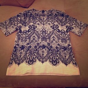 J.Crew lace-printed sweatshirt