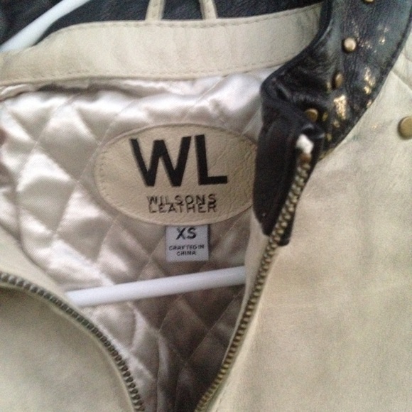 WILSONS LEATHER Studded Moto Jacket - XS - Picture 2 of 3