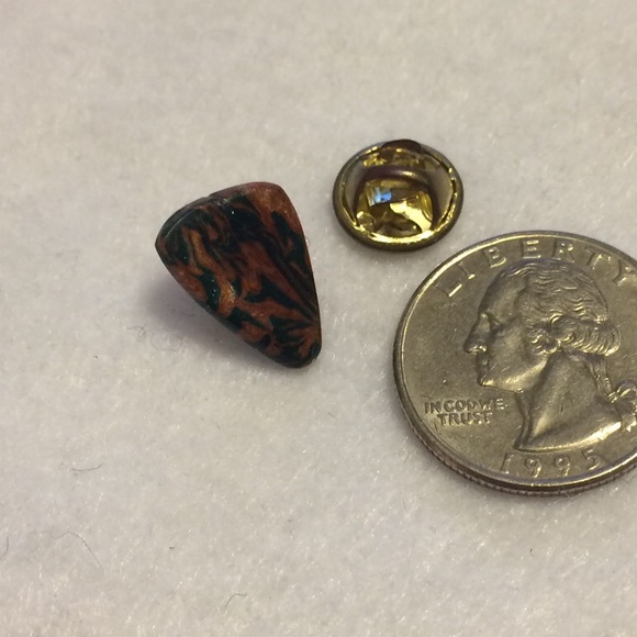 OOAK Handmade Jungle Bead Pin
