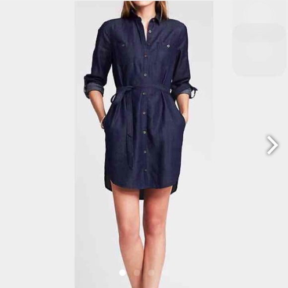 denim dress banana republic