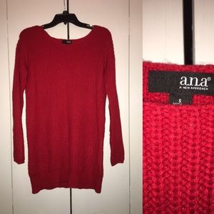 Red sweater