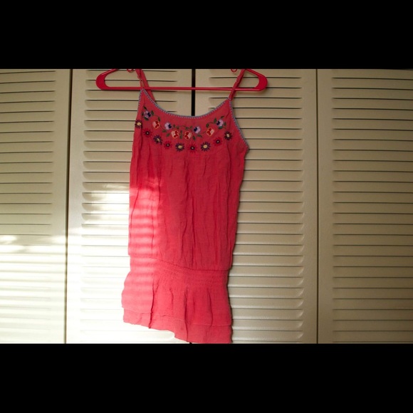 Spaghetti strapped blouse