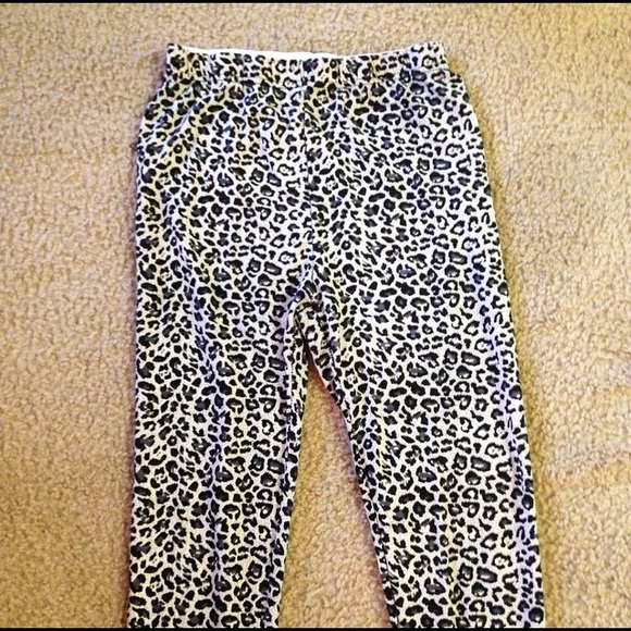 Leopard Print Tights - Picture 2 of 4