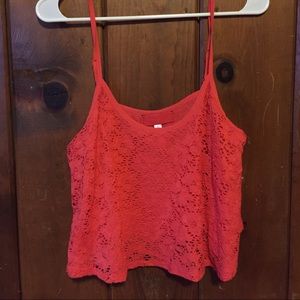 Lacey Crop Top. NEVER WORN (Fits a M or L)