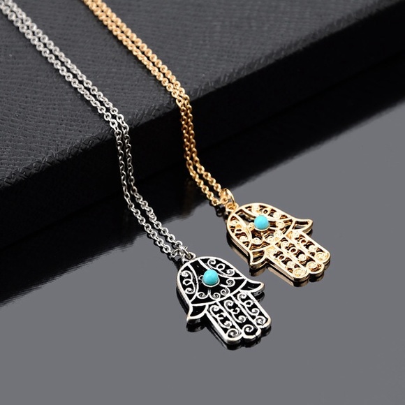 Hump day Sale!!!  Hamsa Necklace - Picture 2 of 4