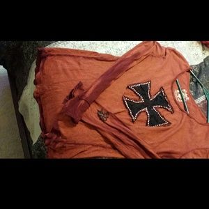 Velvet stone long sleeve shirts from Buckle.