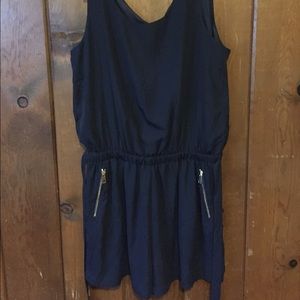 Navy Blue Romper