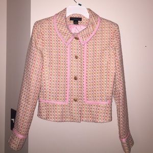 ⬇️REDUCED⬇️ Vintage pink tweed jacket