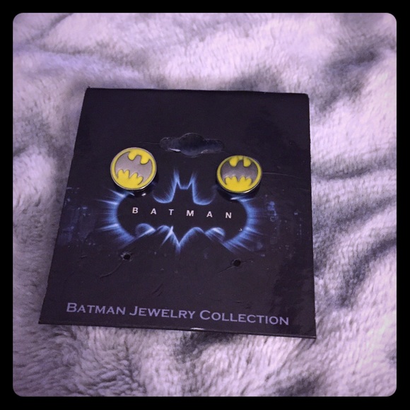 Authentic batman earrings