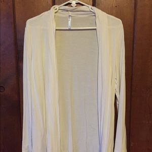 Regular white cardigan