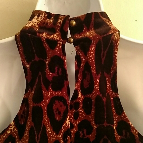 LEOPARD PRINT MINI DRESS - Picture 4 of 4
