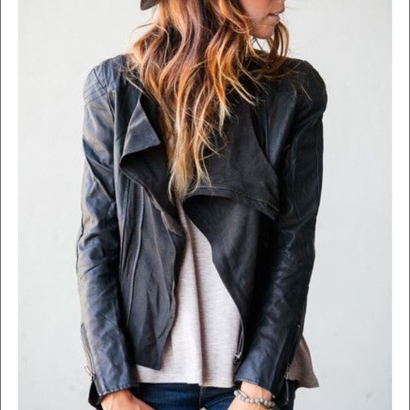 Vegan leather jacket by TOV/ the Oxford trunk