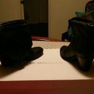 Pair of big cowboy boots