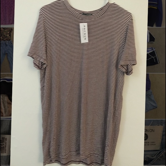 Brandy striped Tshirt dress!