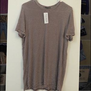 Brandy striped Tshirt dress!