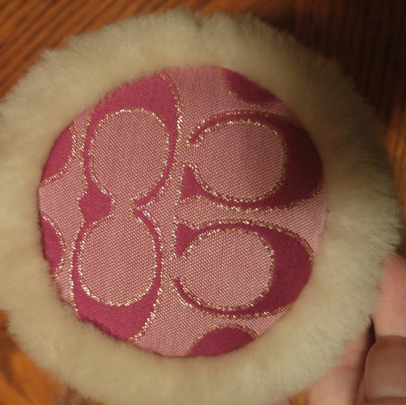 Pink coach earmuffs