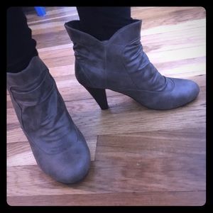 Grey Madden Girl Booties