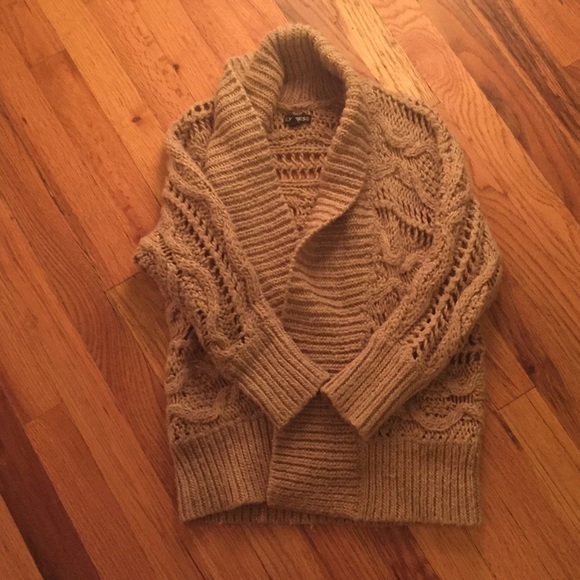 Express Tan Cardigan