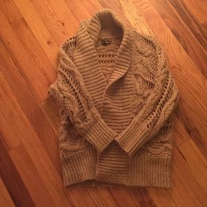 Express Tan Cardigan