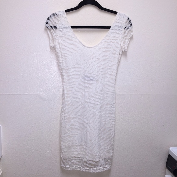 Backstage white mini dress. Size small