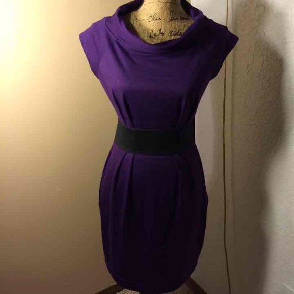 Purple 'Joan' Dress NWT