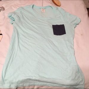 Victoria secret PINK tee detailed pocket