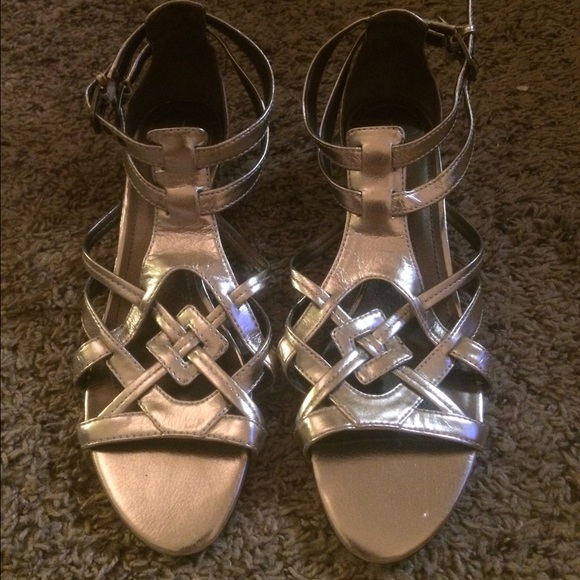 gold gladiator sandals