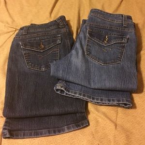 2 pair Nine West Jeans