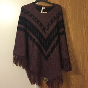 Zinfandel sweater poncho 3XL-4XL