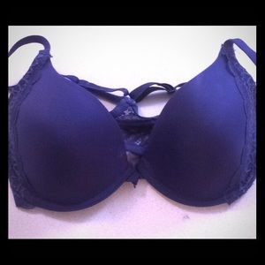 Purple Lace Razor Back Bra