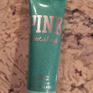 Victoria's Secret pink sparkling body lotion