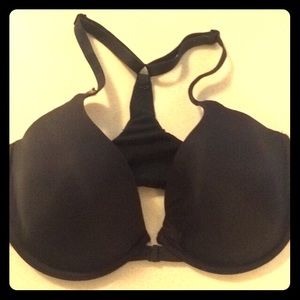 Black razor back bra