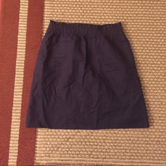 Navy pencil skirt from J. Crew