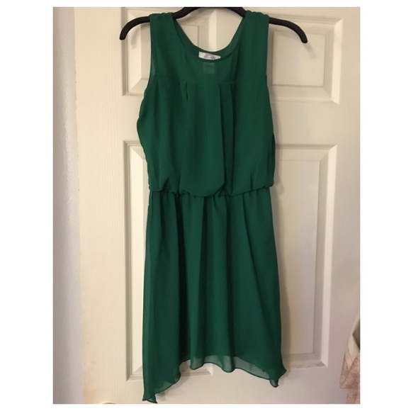 Sweet storm green dress