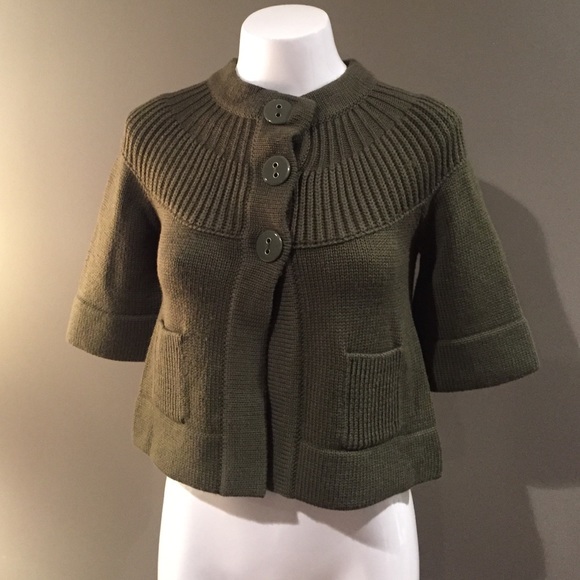 Limited Crop Cape Cardigan