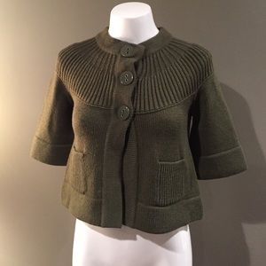 Limited Crop Cape Cardigan