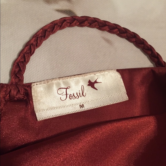 Fossil Brand Shimmery-Rust Camisole sz Med - Picture 4 of 4