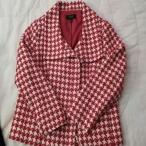 Talbots 14WP Houndstooth Jacket