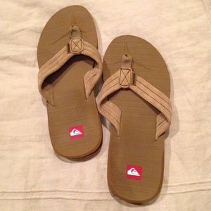 QUIKSILVER Men's Carver Suede Flip Flops